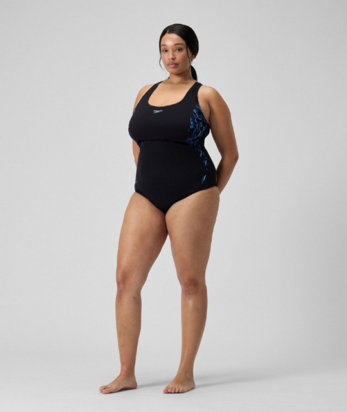 Купальник Speedo Plus Size Medalist (Женский; 46 (58); черный)